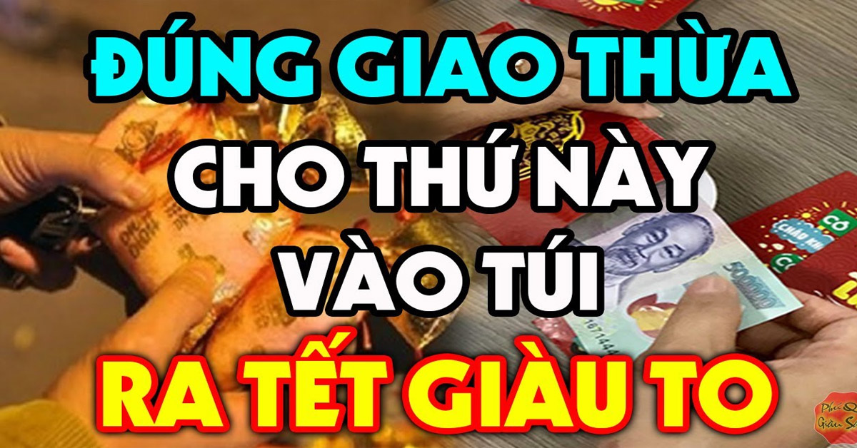 Đúng 0h đêm Giao thừa lén bỏ thứ này vào ví, sang năm t.iền vào như nước, phú quý toàn tài