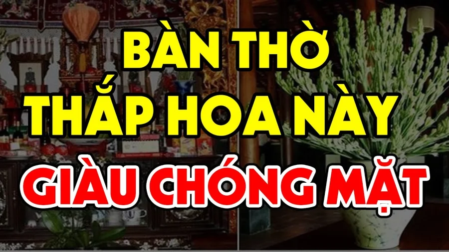 Đón Tết 2024: Cứ đặt 5 loại hoa này lên bàn thờ hút tài lộc, chỉ cần 1 thôi cũng sung túc cả năm