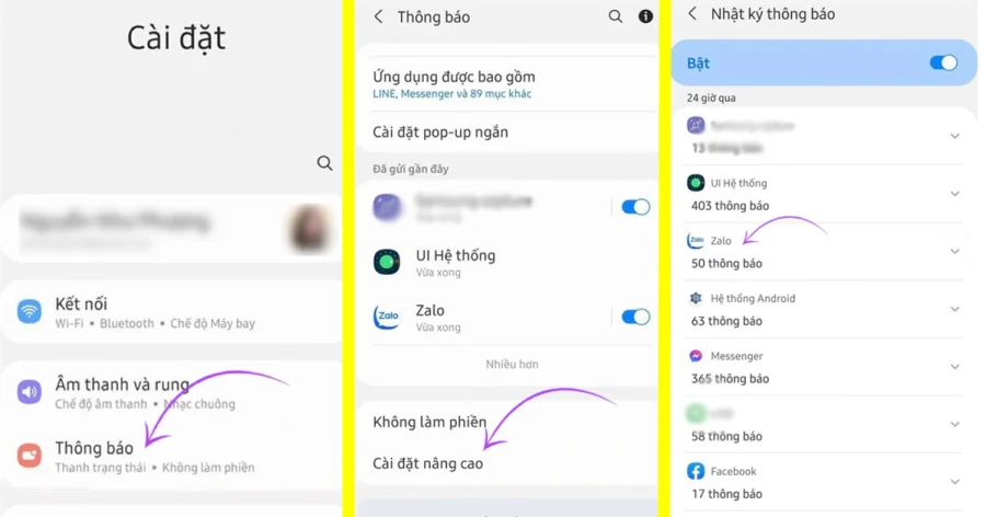 Điện thoại có 1 chế độ đặc biệt, bật lên sẽ thấy các tin nhắn Zalo, Messenger bị thu hồi