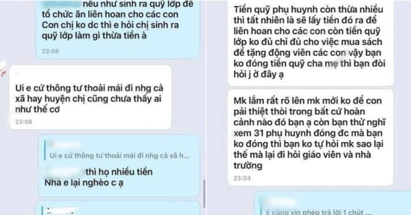 Đoạn tin nhắn khiến cả cõi mạng dậy sóng: Mẹ không đóng quỹ phụ huynh, con phải ngồi nhìn các bạn ăn liên hoan