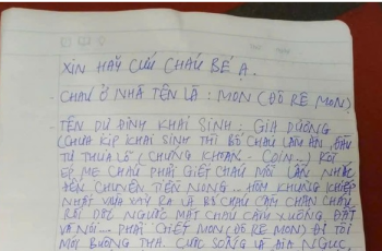 Bé trai bị mẹ bỏ rơi trong đêm kèm lá thư nhờ ‘cứu cháu bé’