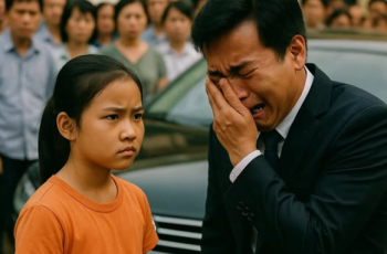 “Dừng xe lại” cô bé ăn mày chặn đầu xe tỷ phú hét lên “đừng lái tiếp nếu không chú sẽ chết…”
