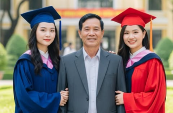 Người mẹ chê nghèo bỏ nhà đi khi 2 con gái chỉ 3 tháng tuổi, ông Hùng “gà trống nuôi con”, sau 29 năm vất vả 2 con gái đã đỗ Tiến sĩ! Người mẹ chê nghèo bỏ nhà đi khi 2 con gái chỉ 3 tháng tuổi, ông Hùng “gà trống nuôi con”, sau 29 năm vất vả 2 con gái đã đỗ Tiến sĩ!