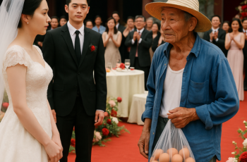 Người cha Tỷ phú giả làm ông “bán trứng nghèo” đến lễ cưới thử lòng con dâu tương lai và cái kết …. Người cha Tỷ phú giả làm ông “bán trứng nghèo” đến lễ cưới thử lòng con dâu tương lai và cái kết ….