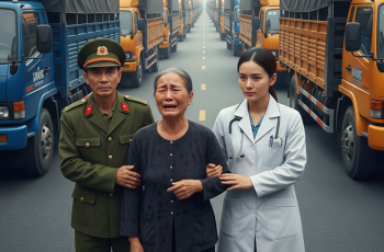 Người phụ nữ bán trá đá đầu ngõ bị cả xóm chê là chửa hoang, 1 mình nuôi con con gái đậu đại học y, nào ngờ đùng phát 1 ngày có người đàn ông lái 20 chiếc xe tải