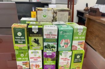 Phanh phui đường dây sản xuất hàng loạt sản phẩm thực phẩm chức năng giả Phanh phui đường dây sản xuất hàng loạt sản phẩm thực phẩm chức năng giả