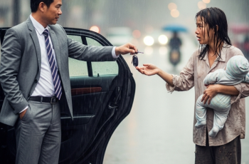 Trên đường đến sân bay công tác, giám đốc đưa chìa khóa căn biệt thự của mình cho một người ăn xin… Trên đường đến sân bay công tác, giám đốc đưa chìa khóa căn biệt thự của mình cho một người ăn xin…