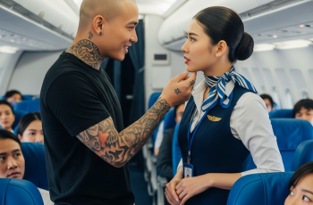 Gã giang hồ trêu chọc nữ tiếp viên hàng không trên máy bay Gã giang hồ trêu chọc nữ tiếp viên hàng không trên máy bay