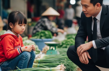 Triệu phú sốc khi thấy cô bé bán rau có vết bớt đỏ trên tay giống hệt vợ cũ, bí mật đằng sau khiến anh rơi lệ
