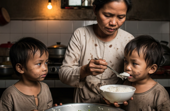 Mẹ qua đời còn bố lấy vợ khác, tôi là bác phải nuôi 2 đứa trẻ chẳng phải máu mủ gì, bỗng một ngày thằng anh đưa cho tôi 1 tờ giấy giấu bên trong thùng gạo