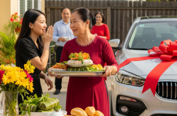 Em chồng mua xe ô tô, mời cả nhà đến ăn khao trừ mỗi tôi không thèm mời, tôi không thèm trách móc chỉ dặn bà nấu cỗ đúng 1 câu, và rồi tất cả vừa ăn được 15 phút thì bất ngờ…