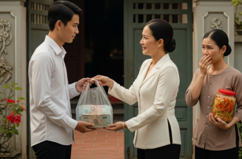 Em trai út mua nhà thiếu tiền liền hỏi mượn 2 chị, chị cả nghe xong cho ngay cả nửa tỷ, chị hai chỉ lặng lặng đưa cho vại dưa chua loét
