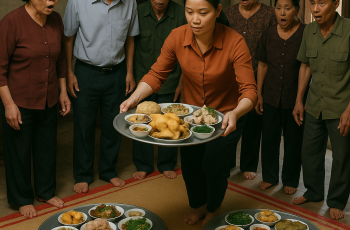 Giỗ bố chồng mà mẹ chồng chỉ đưa có 100 nghìn đồng làm cỗ, để rồi đến giờ ăn, cả nhà được phen náo loạn Giỗ bố chồng mà mẹ chồng chỉ đưa có 100 nghìn đồng làm cỗ, để rồi đến giờ ăn, cả nhà được phen náo loạn