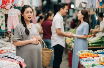 Gần sinh, vợ một mình đi sắm đồ cho con, nào ngờ lại thấy chồng đưa bồ đi chợ, cô chỉ gửi một tin nhắn khiến anh chết đứng tại chỗ…