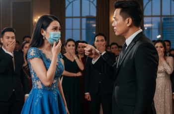 Đi dự tiệc ở khách sạn 5 sao, chồng bảo vợ là ô sin, khi vợ tháo khẩu trang mọi người liền á khẩu còn chồng ân hận tới cuối đời…