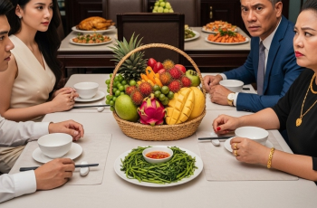 Cô gái nghèo chỉ mang giỏ hoa quả tới nhà bạn trai ra mắt, ai ngờ mẹ anh vừa nhìn đã vội bê mâm cơm thịnh soạn cất đi