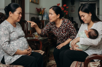 Con dâu đẻ non, bà thông gia vội vàng ở dưới quê lên chăm con gái đẻ nhưng được hơn tháng bụng đã lùm xùm, con gái sốc đến mức hậu sản mòn, biết được danh tính bố đứa bé cả nhà thông gia không dám trách nửa lời Con dâu đẻ non, bà thông gia vội vàng ở dưới quê lên chăm con gái đẻ nhưng được hơn tháng bụng đã lùm xùm, con gái sốc đến mức hậu sản mòn, biết được danh tính bố đứa bé cả nhà thông gia không dám trách nửa lời
