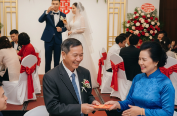 Mời 25 người bạn đồng niên đến dự đám cưới của con gái nhưng 3 mâm đấy chỉ mừng đúng duy nhất cái phong bì 1 triệu Mời 25 người bạn đồng niên đến dự đám cưới của con gái nhưng 3 mâm đấy chỉ mừng đúng duy nhất cái phong bì 1 triệu