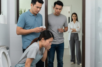 Bàng hoàng khi thấy osin cứ đến giờ nấu cơm là chạy vào nhà vệ sinh nôn ọe, chồng và anh rể cứ thấy là lại rối rít Bàng hoàng khi thấy osin cứ đến giờ nấu cơm là chạy vào nhà vệ sinh nôn ọe, chồng và anh rể cứ thấy là lại rối rít