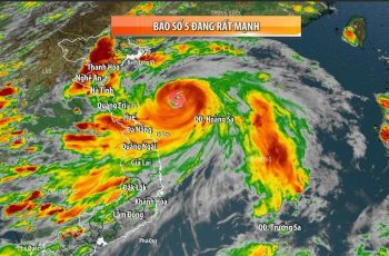 Bão số 5 giật cấp 17, đang tiến thẳng vào nước ta: Khi nào đổ bộ đất liền, những tỉnh nào sẽ trực tiếp “gánh bão”?