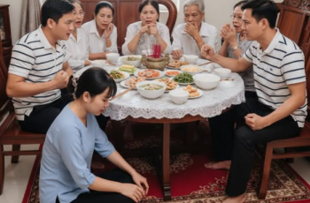 Về làm dâu chưa được 1 tuần, tôi bị chống tát lật mặt vì làm rơi chiếc đũa khi ngồi ăn cơm, bố chồng tôi nhìn rồi nói 1 câu khiến cả nhà sững sờ
