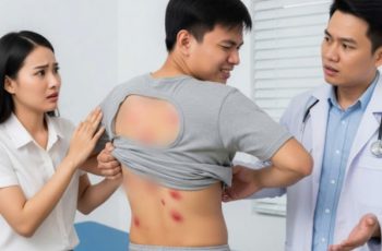 Phát hiện 30 nốt đỏ như trứng côn trùng trên lưng chồng, đưa đi cấp cứu, bác sĩ vừa nhìn liền báo: Gọi 113 ngay… Phát hiện 30 nốt đỏ như trứng côn trùng trên lưng chồng, đưa đi cấp cứu, bác sĩ vừa nhìn liền báo: Gọi 113 ngay…