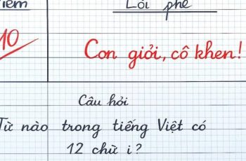 Đố vui: Từ nào trong tiếng Việt có 12 chữ ‘i’? Đố vui: Từ nào trong tiếng Việt có 12 chữ ‘i’?