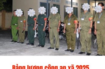 Bảng lương của công an xã mới nhất năm 2025 Bảng lương của công an xã mới nhất năm 2025