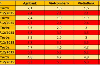 8 ngân hàng vừa tăng lãi suất tiết kiệm
