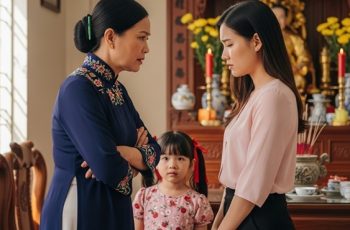 Mẹ chồng hả hê đón bồ của con trai sinh cháu đích tôn về bắt con dâu hầu hạ