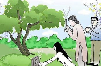 Sự khác nhau giữa những người thường xuyên đến thăm mộ và những người không đến