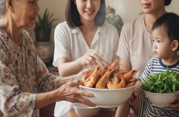 Mẹ chồng mua 3kg tôm gần 1 triệu bạc nấu 1 nồi đầy hự để cho con gái sang ăn, tôi không tiếc tiền nhưng tiêu hoang lúc ốm đau lại đến lượt tôi lo