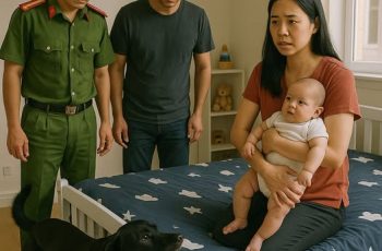 Con chó đen trong nhà liên tục gầm gừ với đứa trẻ mới sinh vào mỗi đêm, người cha thấy bất thường liền vội vàng gọi công an