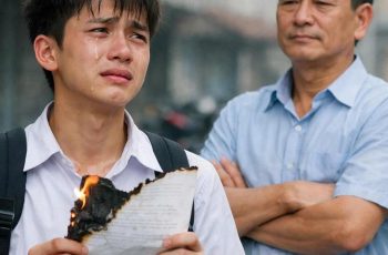 Bố dượng đốt giấy báo trúng tuyển đại học, tôi hận ông 15 năm rồi bật khóc khi thấy thứ ông để lại