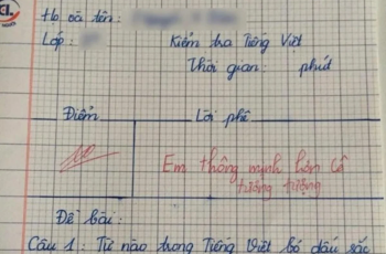 Cô giáo ra đề “Từ nào bỏ dấu sắc vẫn giữ nguyên nghĩa”, đáp án của bé tiểu học nhận điểm 10 tuyệt đối