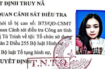 Truy nã toàn quốc Nguyễn Thị Tú Trinh SN 2002 Truy nã toàn quốc Nguyễn Thị Tú Trinh SN 2002